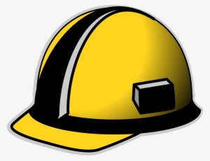 Hard Hat Clipart - Black And Yellow Hard Hat #1634019