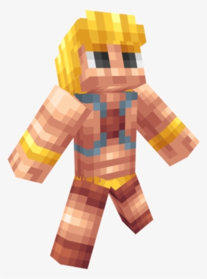 Svg Library He Man Minecraft Skin From Masters Of - Minecraft Pe He Man Skin #1634517