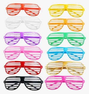 Party Color Shutter Shades Onelove Rave Life - Party Glasses Uk #1634828