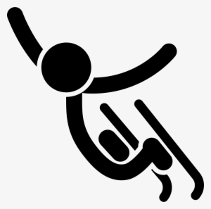 Png File - Skier Silhouette #1635042