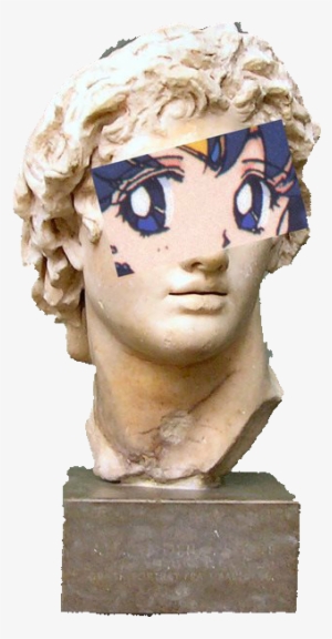 Report Abuse - Greek Bust Png Vaporwave #1635043