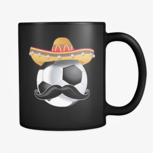 Funny Soccer Ball Mustache Mexican Sport - I M Just Here For The Savasana #1635384