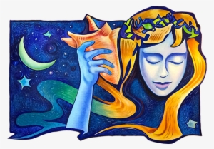 Ron Oden Art - Tablo Center Ay Kanvas Tablo - 70x100 Cm - 70 X 100 #1635463