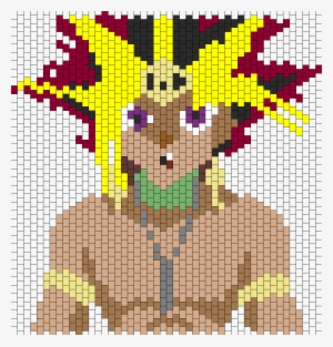 Yugioh Yami Yugi Atem Bead Pattern - Phare De Pen Men #1635539
