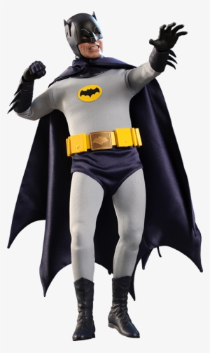 Dc Comics Sixth Scale Figure Batman - Hot Toys 1/6th 1966 Batman Figure Adam West By Hot #1635564