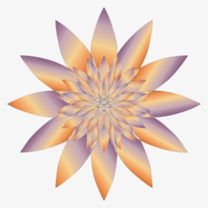 Chromatic Flower 19 No Background Graphic Royalty Free - Clip Art #1636099