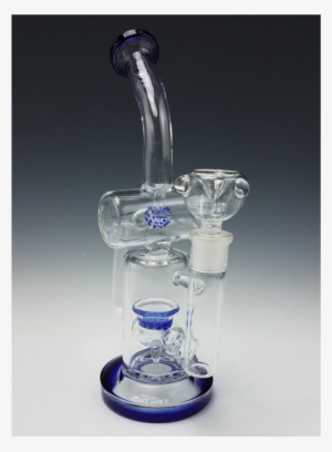 10" Honeycomb Percolator Recycler Water Pipe By Mile - Bong #1636374