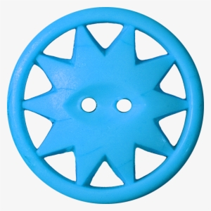 Button With Ten-pointed Star Inscribed In A Circle, - Circle #1637075