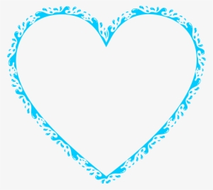 Splatter Clipart Aqua - Heart Aqua #1637430