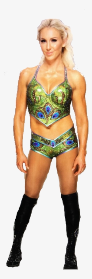 Pack New Renders Green Charlotte - Charlotte Flair Wwe Png #1637701