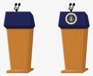 Svg Freeuse Library Ourclipart Pin - Cartoon President At A Podium #1638120