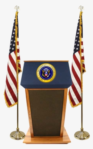 Presidential Stickers Messages Sticker-5 - Us Flag Store Indoor American 9ft. Oak Flag Pole Kit #1638125