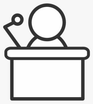 Podium - Speaker Podium Clipart #1638286