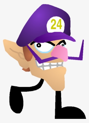 Waluigi Moustache Png - Waluigi In A Tpose #1638746
