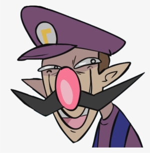 Vector Waluigi Smirk By Geno Dimentio-d5z08n5 - Wario Does A Thing Waluigi #1638770