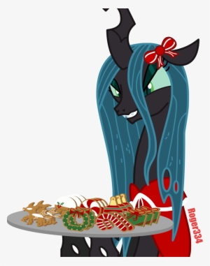 Roger334, Christmas, Cookie, Female, Food, Holiday, - Mlp Chrysalis Christmas #1638818