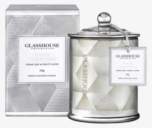 White Christmas Cedar Leaf & Fruity Clove 2017 Limited - Glasshouse Christmas Candles 2017 #1638936