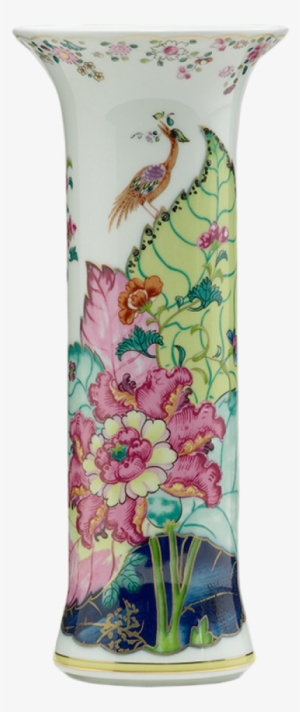 Tobacco Leaf Trumpet Vase - Mottahedeh Tobacco Leaf Dessert Plate #1639837