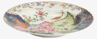 Mottahedeh Tobacco Leaf Rim Soup Plate #1639867