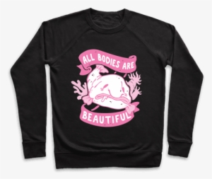 All Bodies Are Beautiful Blobfish Pullover - Pennywise And The Babadook #1639920