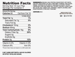 Pumpkin Spice Latte - Ancient Harvest Quinoa Label #1640075