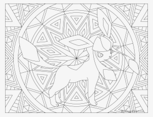 #471 Glaceon Pokemon Coloring Page - Coloring Pages Adults Pokemon #1640862