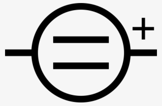 Free Vector Dc Power Supply Clip Art - Symbol Of Direct Current #1640907