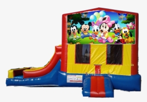 2 Lanes Side Slide Jumper Minnie Mouse $180/day - Hallmark - Minnie's 1st Birthday Centerpiece #1641323