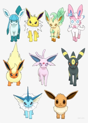 Pokemon Mine Eevee Jolteon Flareon Vaporeon Espeon - Glaceon Amie #1641476
