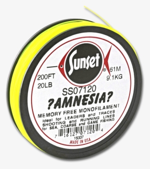 Green - Sunset Amnesia Clear Memory Free Monofilament #1641833