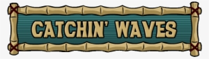 Catchin' Waves Logo - Club Penguin Catching Waves Logo #1641849