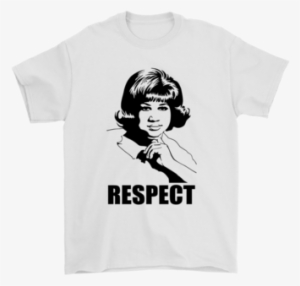 Aretha Respect Queen Of Soul Aretha Franklin Black - Aretha Franklin T Shirts #1641909