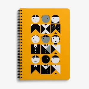 Dailyobjects French Mustard Fashion A6 Spiral Notebook - Iphone #1642419