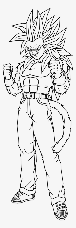 Graphic Black And White Stock Gotenks Drawing Goten - Winx Club Bloom Fairy Colouring Pages #1643047