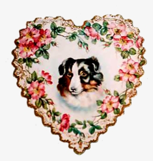 Valentine Cupid Clip Art, Old Valentine Heart With - Vintage Valentines Png Transparent #1643165