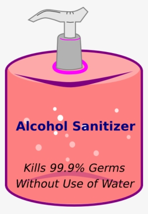 Sanitizer Bottle Clip Art - Hand Sanitizer Clip Art #1643256