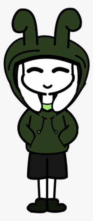 Asri In A Cute Bunny Hoodie - Cartoon #1643805