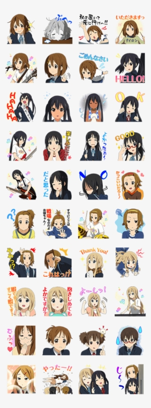 K-on - K On Telegram Stickers #1643848