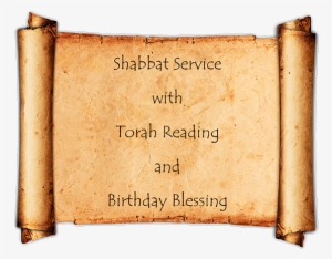 Shabbat Service With Torah Reading And Birthday Blessing - Ram Bolo Bhai Ram #1644443