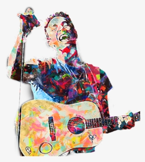 Click And Drag To Re-position The Image, If Desired - Chris Martin Painting Coldplay #1644941