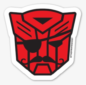 Pirateghost Autobot Tarra - Optimus Prime Sticker #1644997