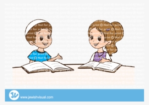 Rabbi Clipart Learning Torah - לומדים תורה #1645183