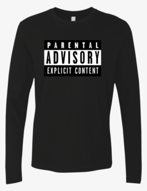 Black White "parental Advisory" Long Sleeve Hoodies - Parental Advisory #1645497