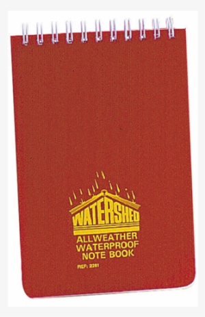 Exacompta Watershed Waterproof Notebook - Chartwell Watershed Waterproof Book Wirebound Ruled #1646508