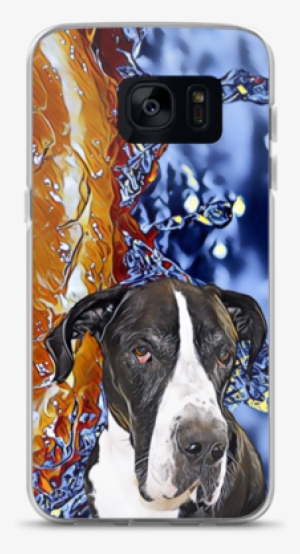 Samsung Case Great Dane White & Black Water Splash - My Great Dane Journal: Journal / Notebook #1646628
