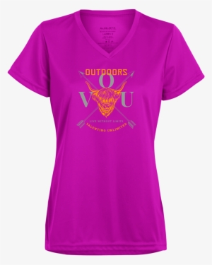 Vuo Bull And Crossed Arrows Ladies' Wicking T-shirt - T-shirt #1646796
