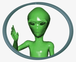 Open - Green Alien Png #1647034