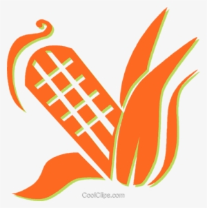 Corn On The Cob Royalty Free Vector Clip Art Illustration - Wapo Taco #1647463