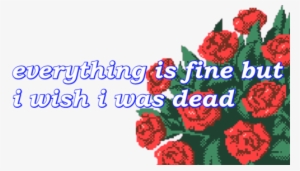 Aesthetic Png - Everything Is Fine But I Wish #1647567