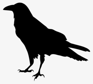 File - Raven-silhouette - Raven Silhouette #1647680